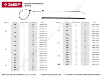 Хомуты ЗУБР нейлоновые черные 2.5x100мм (100шт) (309030-25-100) фото в интернет-магазине Мегастроймаркет