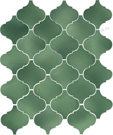 Плитка Kerama Marazzi  Арабески Майолика зеленый 26х30 глянцевая