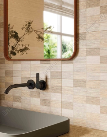 Вставка Creto Cypress vanilla petty 25х40 матовый фото в интернет-магазине Мегастроймаркет