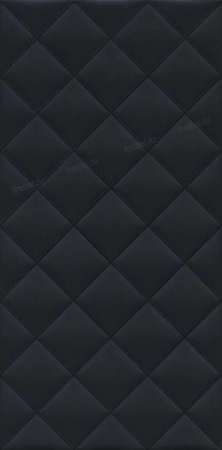 Плитка Kerama Marazzi  Тропикаль чёрный структура обрезной 30х60 матовая