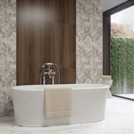 Плитка Kerama Marazzi  Семпионе бежевый структура обрезной 30х89.5 матовая фото в интернет-магазине Мегастроймаркет