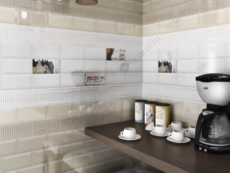 Бордюр Kerama Marazzi  Бланше серый структурированный 9.9х20 глянцевый фото в интернет-магазине Мегастроймаркет Бордюр Kerama Marazzi  Бланше серый структурированный 9.9х20 глянцевый фото в интернет-магазине Мегастроймаркет