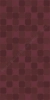 Вставка Creto Mono Quadra wine 30х60 глянцевый