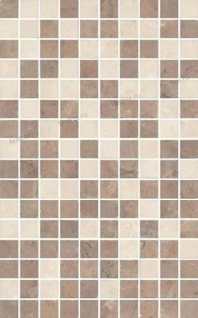 Декор Kerama Marazzi  Мармион беж мозаичный 25х40 глянцевый (MM6267C)