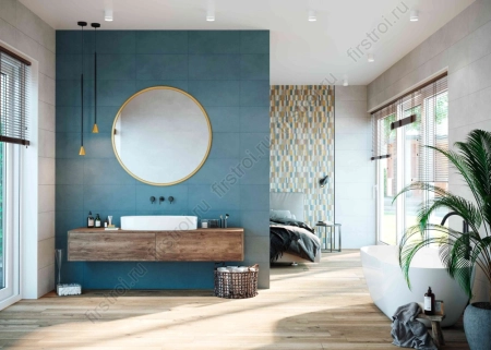 Плитка Creto  Frida blue 30х60 матовая фото в интернет-магазине Мегастроймаркет