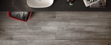 Керамогранит Vitra Aspenwood Антрацит R10A Рект 20x120 фото в интернет-магазине Мегастроймаркет