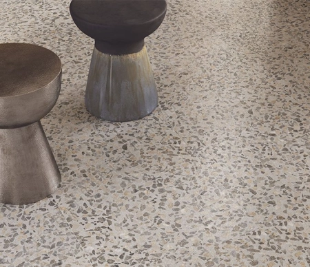 Декор Vitra Beton-Terrazzo Пэчворк Лаппато Ректификат 60x60 фото в интернет-магазине Мегастроймаркет