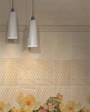 Декор Kerama Marazzi  Летний сад фисташковый 20х30 глянцевый фото в интернет-магазине Мегастроймаркет