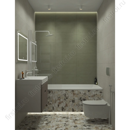 Керамогранит Vitra Beton-X Светлый Лаппато Ректификат 30x60 фото в интернет-магазине Мегастроймаркет