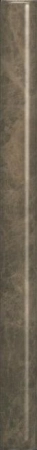 Бордюр Kerama Marazzi  Гран-Виа коричневый светлый обрезной 2.5х30 глянцевый