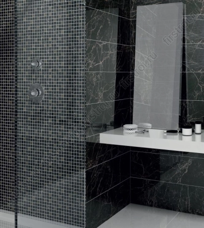 Декор Kerama Marazzi  Астория Птицы черный 25х75 глянцевый фото в интернет-магазине Мегастроймаркет