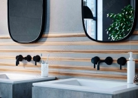 Плитка Creto  Chloe geometry 30х90 матовая фото в интернет-магазине Мегастроймаркет