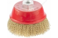 Щетка для УШМ 100мм М14 чашка крученая проволока 0.5мм Matrix (74628) фото в интернет-магазине Мегастроймаркет