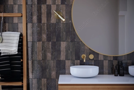 Плитка Creto  Aquarelle Green 5.8х24 глянцевая фото в интернет-магазине Мегастроймаркет