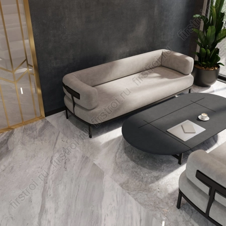 Керамогранит Kerama Marazzi  Surface Laboratory/Бардилио серый 160х320 матовый фото в интернет-магазине Мегастроймаркет