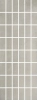 Декор Kerama Marazzi  Пикарди серый мозаичный 15х40 матовый