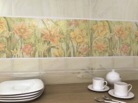 Декор Kerama Marazzi  Летний сад беж 20х30 глянцевый фото в интернет-магазине Мегастроймаркет Декор Kerama Marazzi  Летний сад беж 20х30 глянцевый фото в интернет-магазине Мегастроймаркет