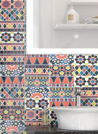 Декор Kerama Marazzi  Алькасар 7.4х15 глянцевый (HGD/A321/16000) фото в интернет-магазине Мегастроймаркет Декор Kerama Marazzi  Алькасар 7.4х15 глянцевый (HGD/A321/16000) фото в интернет-магазине Мегастроймаркет