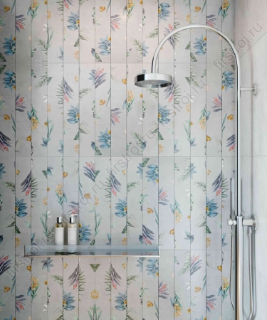 Плитка Creto  Frida blue 30х60 матовая фото в интернет-магазине Мегастроймаркет