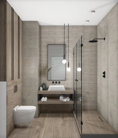 Керамогранит Vitra Stone-X Тауп Матовый R10A Ректификат 30x60 фото в интернет-магазине Мегастроймаркет