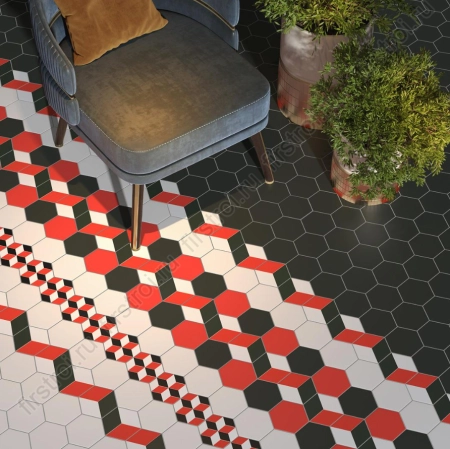 Керамогранит Kerama Marazzi  Кальсада белый 10.4х12 матовый фото в интернет-магазине Мегастроймаркет