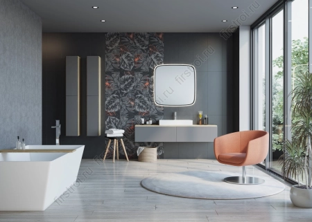 Плитка Creto  Pandora flint 30х90 матовая фото в интернет-магазине Мегастроймаркет