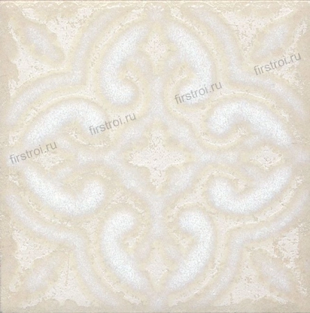 Вставка Kerama Marazzi Амальфи орнамент белый 9.9х9.9 матовый (STG/B408/1266)