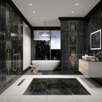 Декор Kerama Marazzi  Греппи черный мозаичный 37.5х45 глянцевый фото в интернет-магазине Мегастроймаркет
