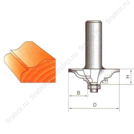 Фреза GLOBUS 2112 D63 (12) фото в интернет-магазине Мегастроймаркет