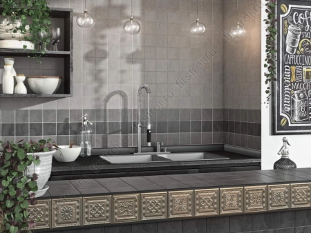 Бордюр Kerama Marazzi  Барельеф 5х9.9 глянцевый (PBA001) фото в интернет-магазине Мегастроймаркет