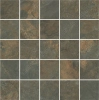 Декор Kerama Marazzi  Рамбла коричневый мозаичный 25х25 матовый