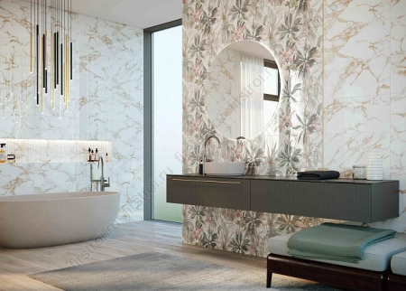 Плитка Creto  Shine flower 30х90 глянцевая фото в интернет-магазине Мегастроймаркет