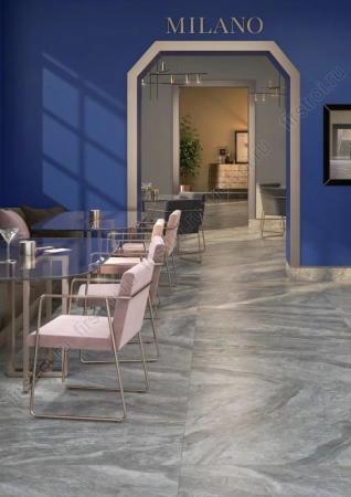 Керамогранит Kerama Marazzi  Гриджио серый обрезной 119.5х119.5 матовый фото в интернет-магазине Мегастроймаркет