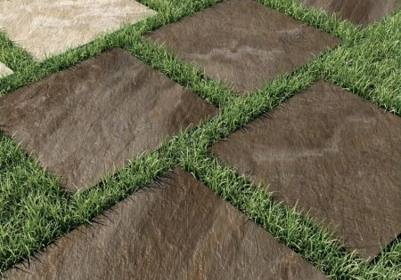 Керамогранит Italon Манетик Петрол Дарк Х2 60х60 (20мм) структурированный фото в интернет-магазине Мегастроймаркет