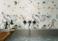 Керамогранит Creto  Cray dark geometry 30х60 матовый фото в интернет-магазине Мегастроймаркет