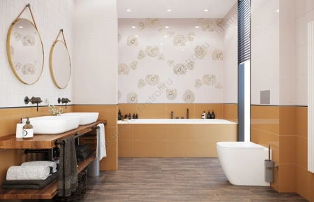 Вставка Creto Mono Jasmine geometry sky 30х60 глянцевый фото в интернет-магазине Мегастроймаркет