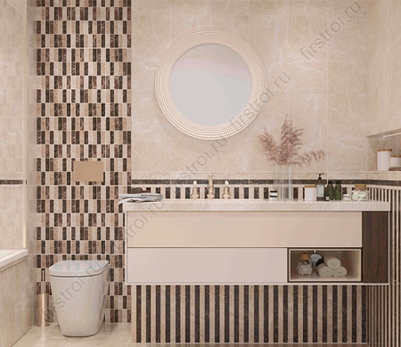 Плитка Creto  Disegno 25х50 глянцевая фото в интернет-магазине Мегастроймаркет