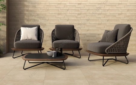 Керамогранит Italon Рум Стоун Уайт 60х60 пат патинированный фото в интернет-магазине Мегастроймаркет