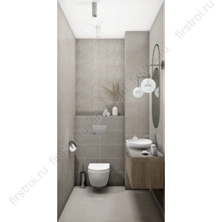 Керамогранит Kerama Marazzi  Безана серый обрезной 50.2х50.2 матовый фото в интернет-магазине Мегастроймаркет