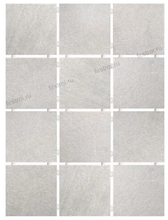 Плитка Kerama Marazzi  Караоке серый. полотно 30х40 из 12 частей 9.9х9.9 матовая