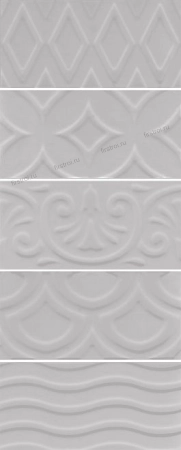 Плитка Kerama Marazzi  Авеллино серый структура mix 7.4х15 глянцевая