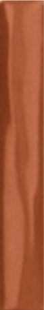 Бордюр Kerama Marazzi  Карандаш волна коричневый 1.5х20 глянцевый