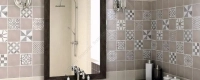 Вставка Kerama Marazzi Амальфи орнамент коричневый 9.8х9.8 матовый (STG/A404/1266H) фото в интернет-магазине Мегастроймаркет