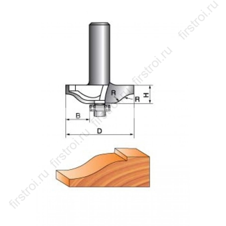 Фреза GLOBUS 2106 R4 фото в интернет-магазине Мегастроймаркет