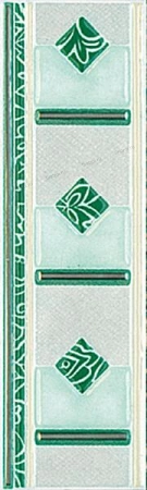 Бордюр Kerama Marazzi  8047/C726 Карелия зеленый 5.8х20