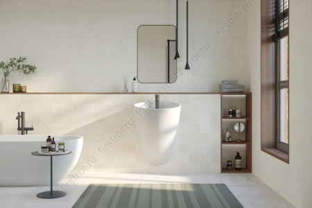 Плитка Creto  Eva vanilla line бежевый 25х40 матовая фото в интернет-магазине Мегастроймаркет