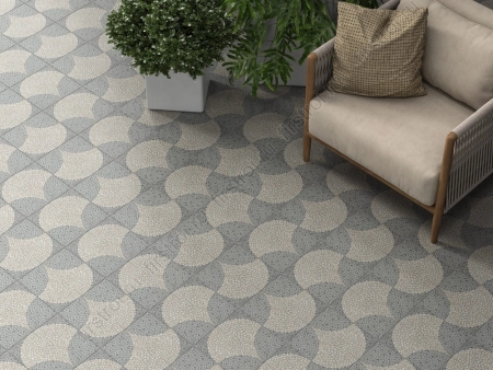 Керамогранит Kerama Marazzi  Сассолино 1 серый матовый 30х30 матовый фото в интернет-магазине Мегастроймаркет