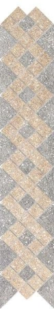 Бордюр Kerama Marazzi  Перевал мозаичный 11.2х60 полированный