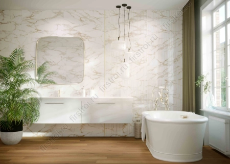 Плитка Creto  Shine flower 30х90 глянцевая фото в интернет-магазине Мегастроймаркет