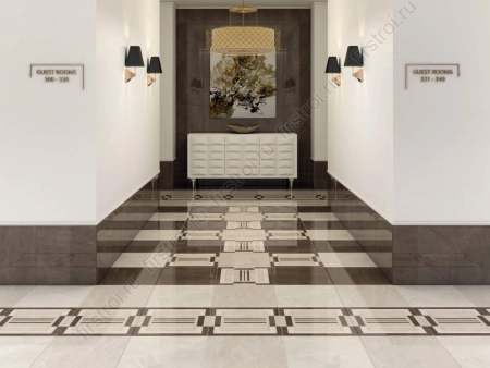 Керамогранит Kerama Marazzi  Вомеро серый темный лаппатированный 50х50 глянцевый фото в интернет-магазине Мегастроймаркет